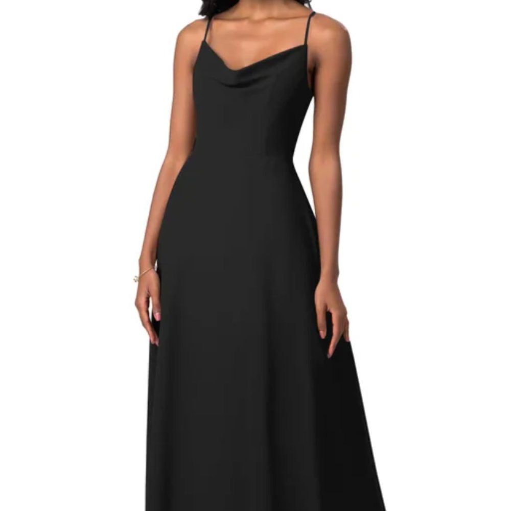 Azazie Bridesmaid Dress in Black